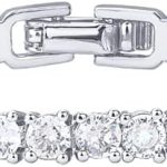 14K Gold Plated 3mm Cubic Zirconia Classic Tennis Bracelet | Gold Bracelets for Women