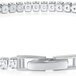 14K Gold/White Gold Plated Cubic Zirconia Tennis Bracelet | Silver, Gold Bracelet for Women | Rectangle, Square, Round Shape CZ Stone | Width 2.5-4mm | Size 6-8 Inch