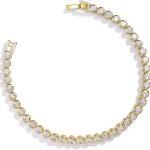 14K Gold Tennis Bracelets for Women, 2mm 2.5mm 3mm CZ Bezel Tennis Bracelet, Jewelry for Women Valentines Mother Christmas Wedding Birthday 6/6.75/7.15 Inch